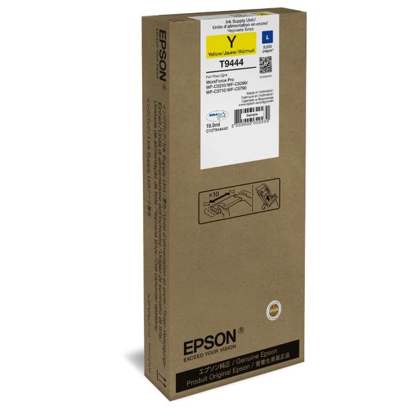 Original Epson Workforce Pro WF-C 5790 Dwf (C13T944440 / T9444) Druckerpatrone Gelb-image