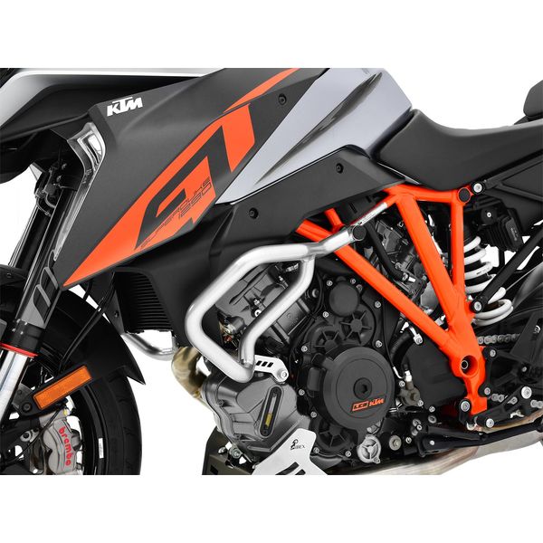 Barra Antiurto Zieger Compatibile Con Ktm 1290 Super Duke Gt Argento-image