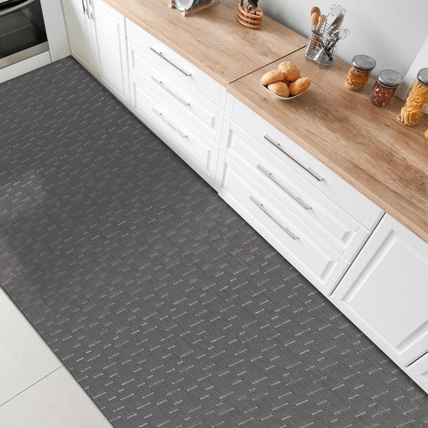Pista Da Cucina Siena Tappeto Da Cucina In Vinile Tagliato A Misura 60X450 Cm-image
