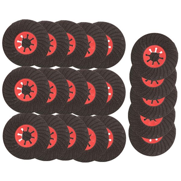 Kotarbau® Set Di 20 Dischi Da Sbavo 115X22 Mm Per Piastrelle Pietra Grana 100 Carburo Di Silicio-image
