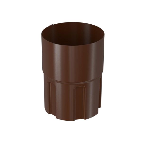 Bryza Raccordo Per Tubo Di Scarico Zincato Ø 90 Mm, Marrone Ral 8017-image