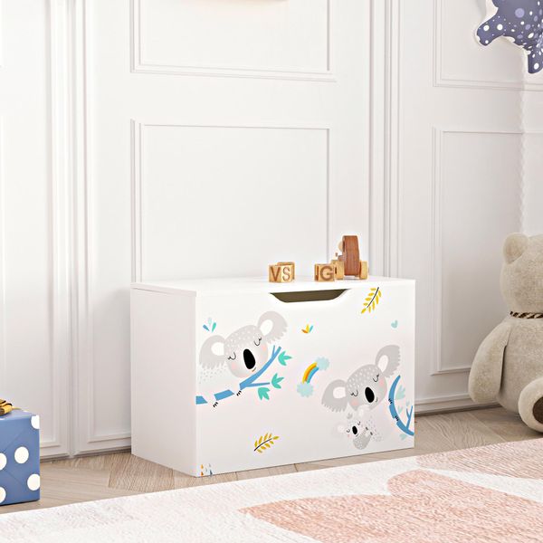 Scatola Per Giocattoli 'Oleiros' Con Coperchio A Cerniera Motivo Koala 40 X 60 X 30 Cm-image