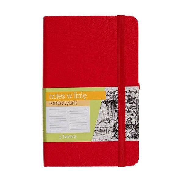 Taccuino A5 Con Gomma Linea Romanticismo Rosso-image