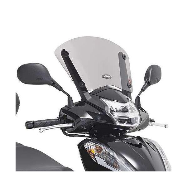 Parabrezza Givi D1143SG Colorato, Altezza 270 Mm, Larghezza 420 Mm Per Honda Sh 300I (15-20), Con Abe-image