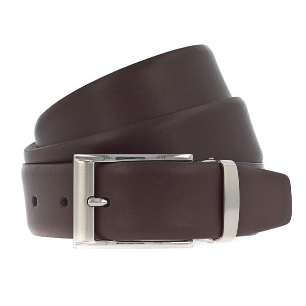 Vanzetti Pelle Cintura Dresscode: Business 35Mm Cambered Belt W120 Dark Brown Marrone-image
