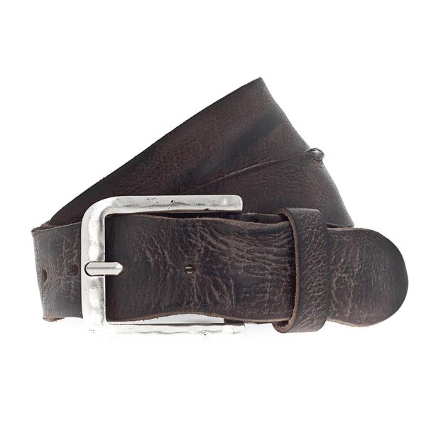 Vanzetti Pelle Cintura Denim Love 40Mm Full Leather Belt W80 Dark Brown Marrone-image