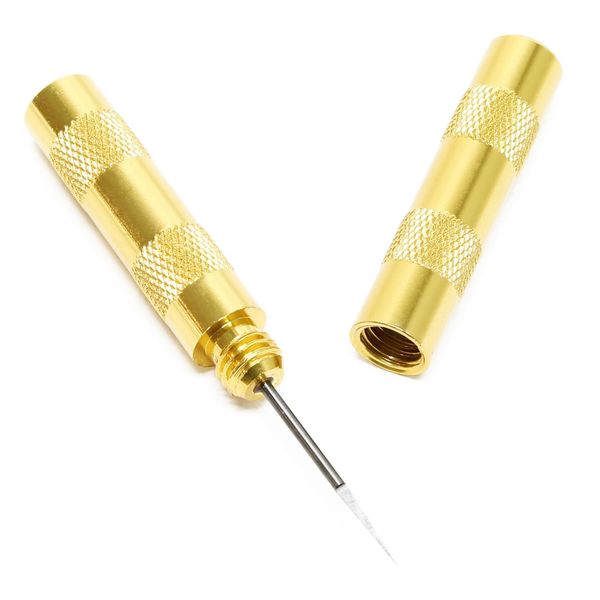 Ago Per La Pulizia Degli Ugelli Wiltec Per Pistole E Ugelli Da 0,2 Mm, Con Punta Smussata, Impugnatura Antiscivolo, Accessori Per Aerografo-image