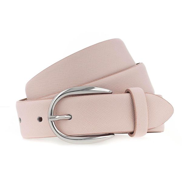 Vanzetti Pelle Cintura Classics 30Mm Cambered Leather Belt W75 Pale Rose Rosa-image
