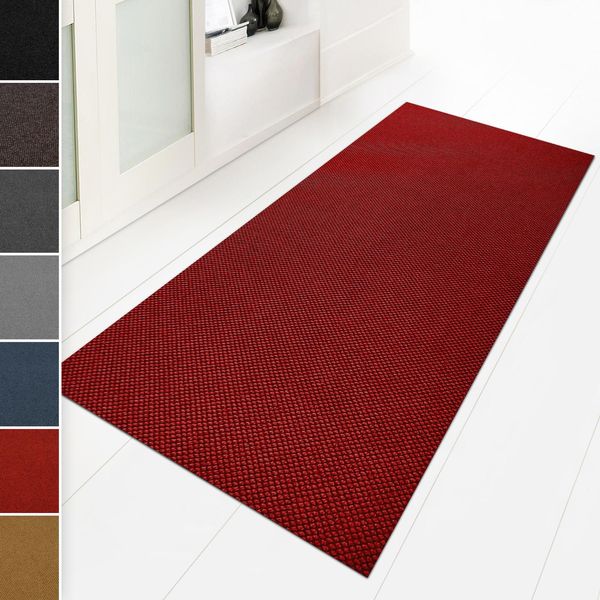Tappeto Antipolvere Rosso Hong Kong Larghezza: 200 Cm, Lunghezza: 500 Cm-image