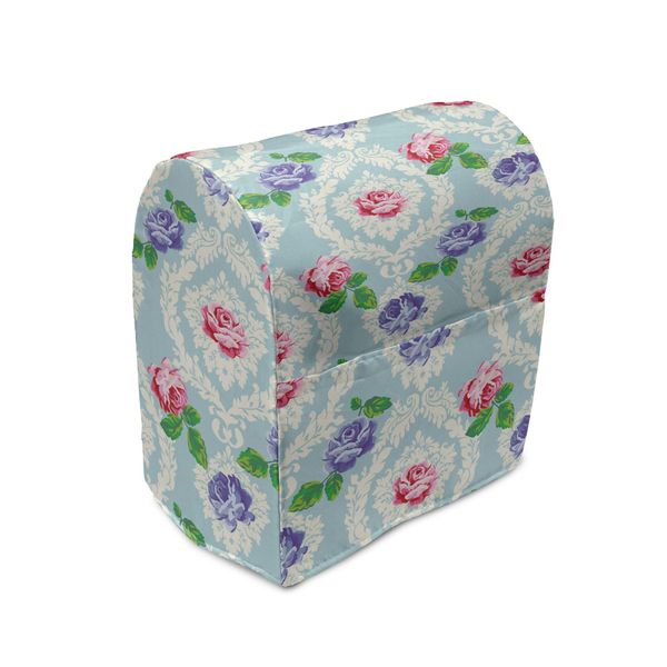 Abakuhaus Copertura Per Frullatore Shabby Flora, Rose Colorate In Stile Barocco, Custodia Per Elettrodomestici Da Cucina Con Tasche, 36 X 39 X 24 Cm, Multicolore-image