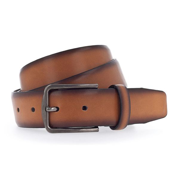 Vanzetti Pelle Cintura Classics 35Mm Cambered Belt W90 Cognac Terracotta-image
