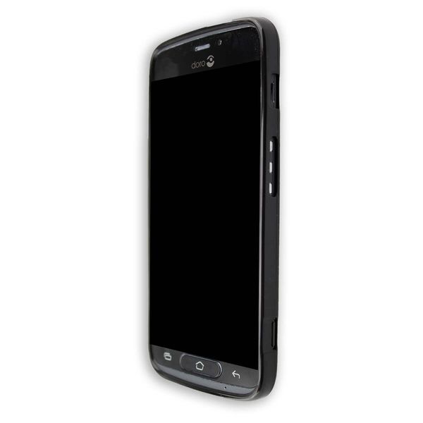 Custodia Tpu In Bundle Per Doro 8040/8042, Nero+Foglio-image