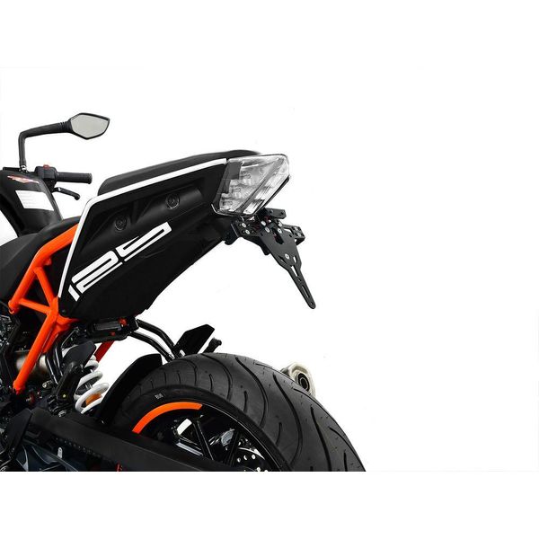 Porta Targa Zieger Pro Compatibile Con Ktm 125 Duke France-image
