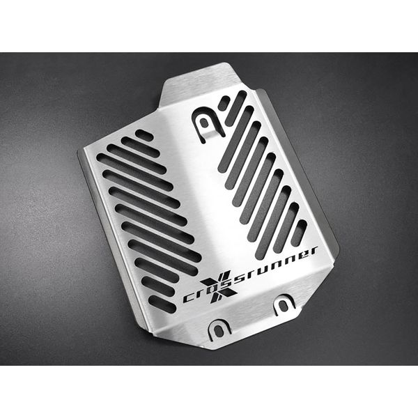 Coperchio Radiatore Zieger Compatibile Con Honda Vfr 800 X Crossrunner Logo Inferiore Argento-image