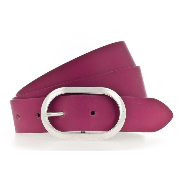 Vanzetti Pelle Cintura Classics 30Mm Leather Belt W100 Fuchsia Pink Mirtillo-image