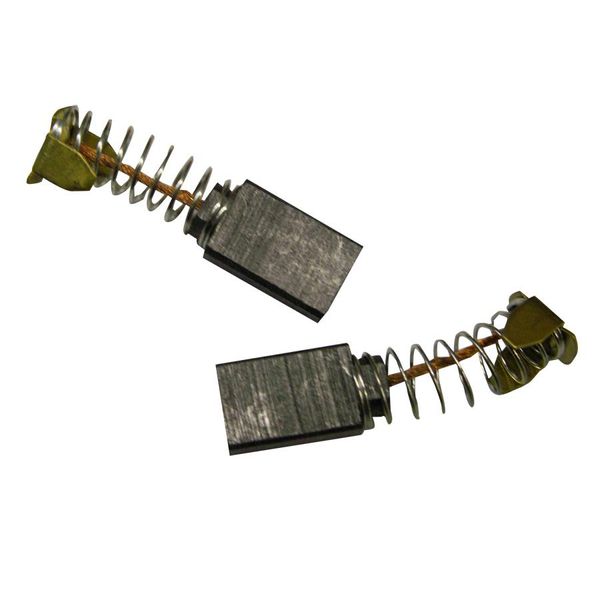 2X Spazzole Di Carbone Per Makita Martello Perforatore HR2220 9,9 X 5,9 X 15,2 Mm-image