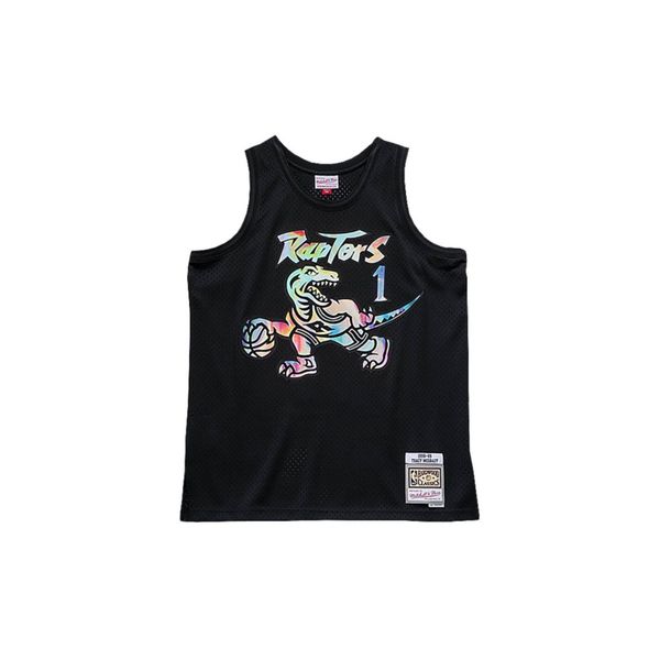 Camicia Mitchell & Ness & Maglia Swingman Iridescente Tracy Mcgrady Toronto Raptors SMJYLF19035TRABLCK98TMC-image