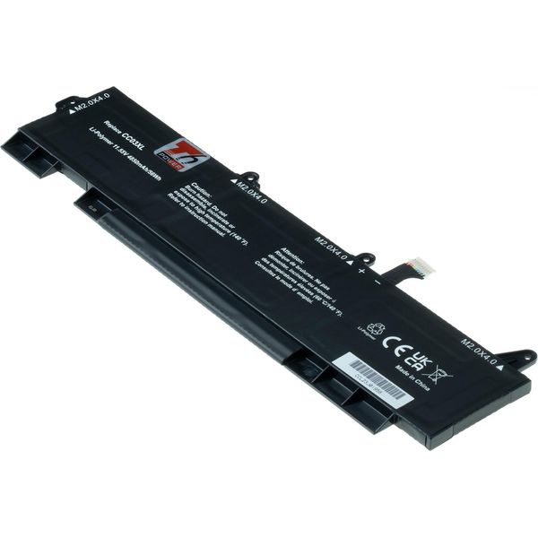 Batteria T6 Power Per Hewlett Packard Elitebook 855 G8, Li-Poly, 11,55 V, 4850 Mah (56 Wh), Nero-image