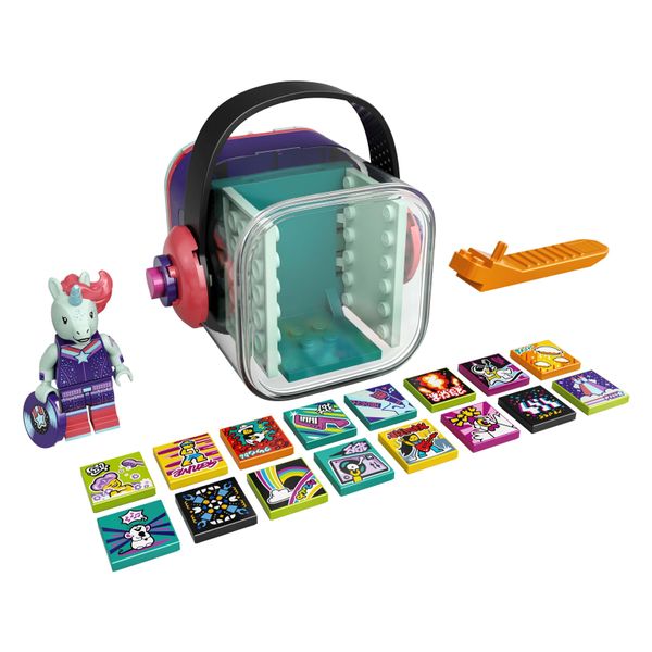 Lego 43106 Vidiyo Unicorn Dj Beatbox Music Video Maker Giocattolo Musicale Per Bambini, Set Di App Ar Con Minifigure Unicorno-image