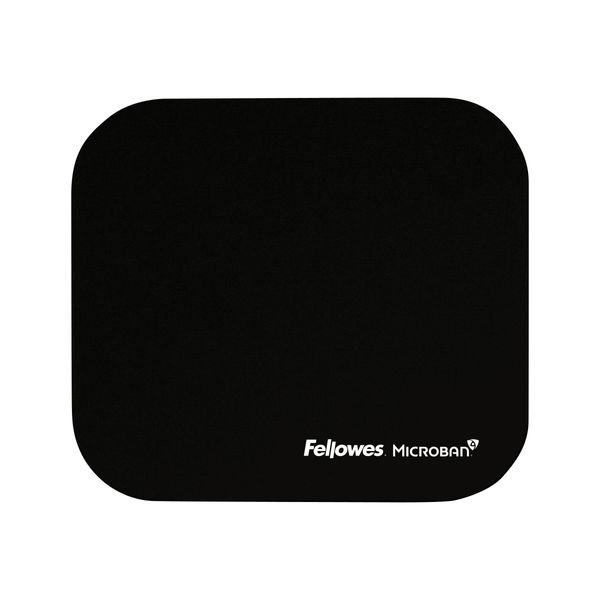 Fellowes Mauspad Microban 19,20X22,60Cm Schwarz-image