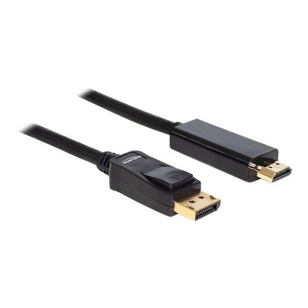 Delock Delock Cavo Displayport > Hdmi M/M 2M Nero-image