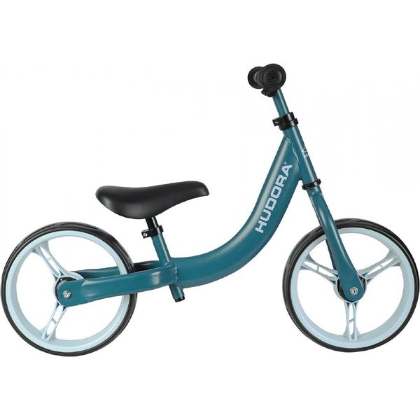 Hudora Balance Bike Classic | Balance Bike Per Bambini Con Ruote Extra Larghe Da 12 Pollici | Balance Bike Per Bambini Da 3 Anni | Sella E Manubrio Regolabili In Altezza | Balance Bike Per Bambini Blu-image