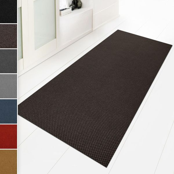 Tappeto Antipolvere Marrone Hong Kong Larghezza: 200 Cm, Lunghezza: 500 Cm-image