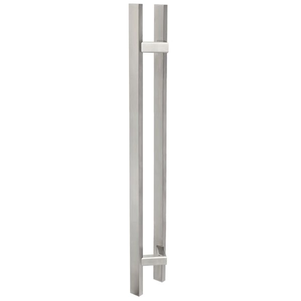Kotarbau® Ferramenta Per Porte Esterne Maniglia Bifacciale Per Porte D'ingresso In Acciaio Inox Inox 45 Gradi 1300X1800 Mm-image