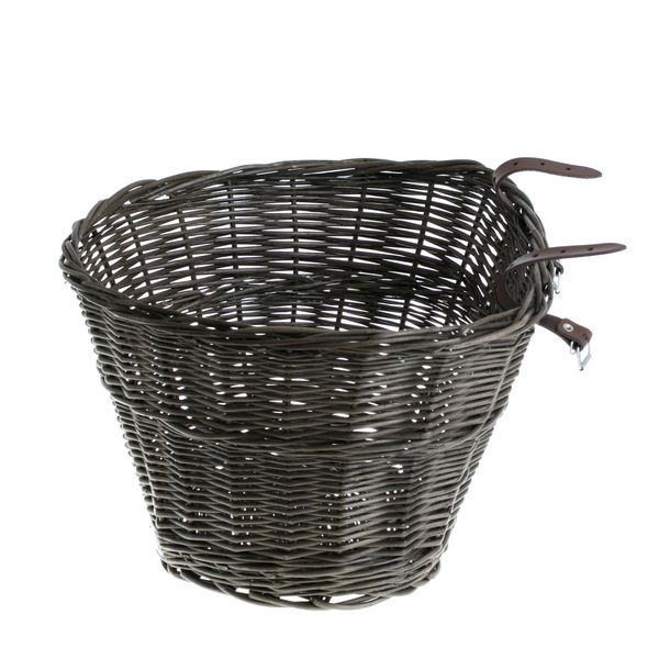 Cestino Per Bicicletta Anteriore Grande Cestino Intrecciato Per Bicicletta Portapacchi Cestino Per Bicicletta In Vimini Retrò Per Manubrio Stile Vintage Portapacchi In Vimini Cestino Per La Spesa Bianco-image