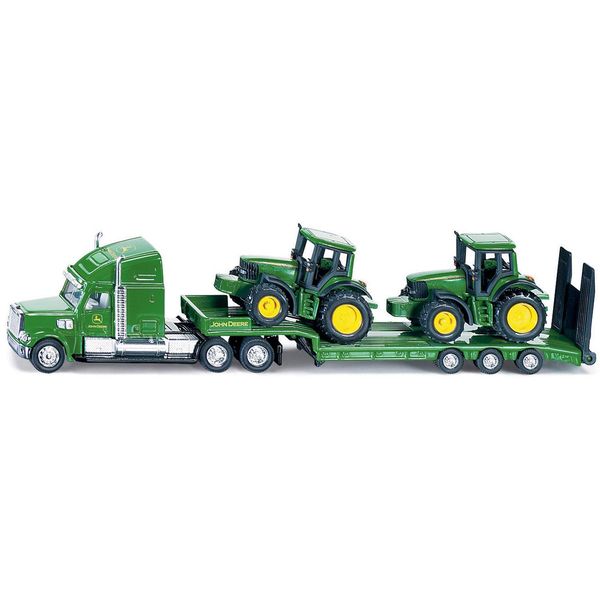 Siku 1837 Siku Tieflader Mit Traktoren J.Deere Spielzeugautos-image