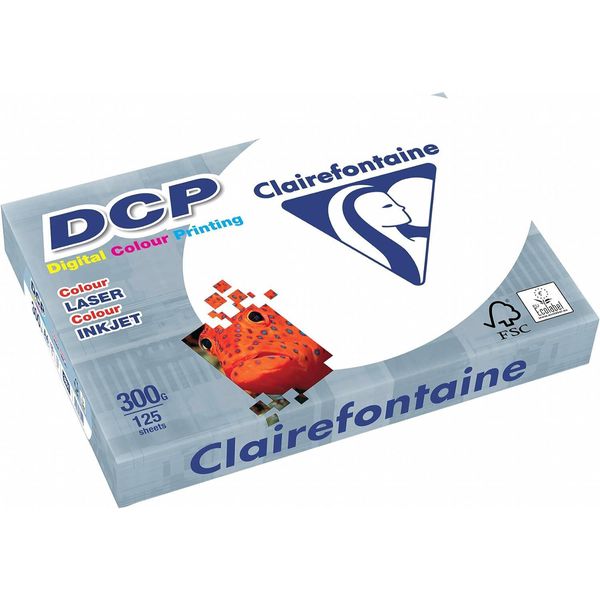 Clairalfa 3801C Carta Multifunzione Clairalfa Dcp, Din A4, 300 G/M², Bianco-image