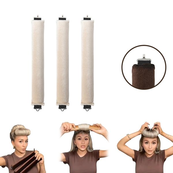 Inf Bigodini Per Arricciare I Capelli Senza Calore Beige-image