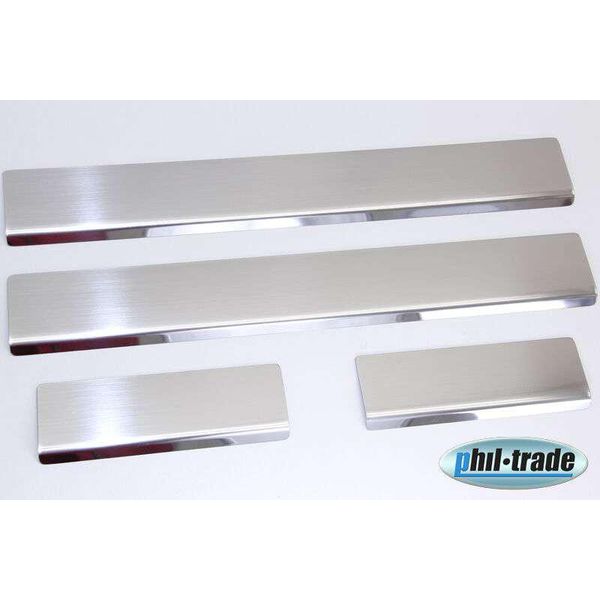Acciaio Inox Battitacco V2A Opaco Per Opel Insignia A 4Tlg Set 2008-2017-image