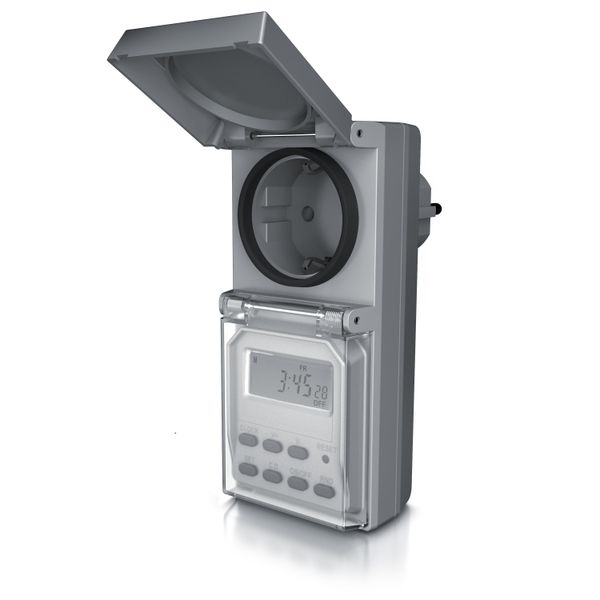 Bearware Timer Per Esterno Funzione Casuale - IP44 - Conto Alla Rovescia-image