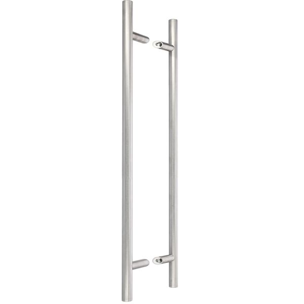 Kotarbau® Ferramenta Per Porte Esterne Maniglia Bifacciale Per Porta D'ingresso In Acciaio Inox A 45 Gradi 800X1000Mm-image