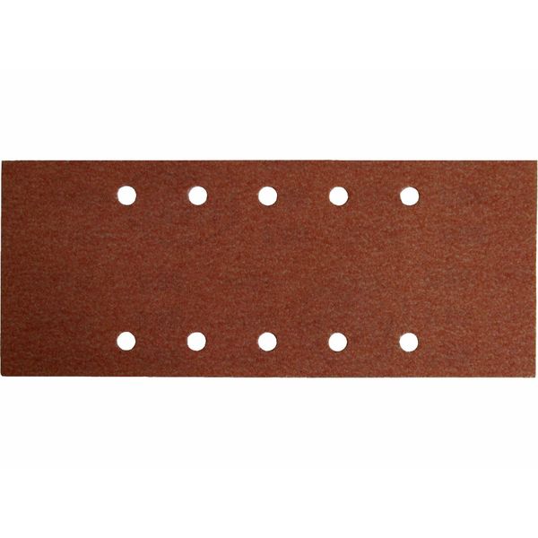 Carta Vetrata, Confezione Da 10, 115X280 Mm, P80, 10 Fori-image