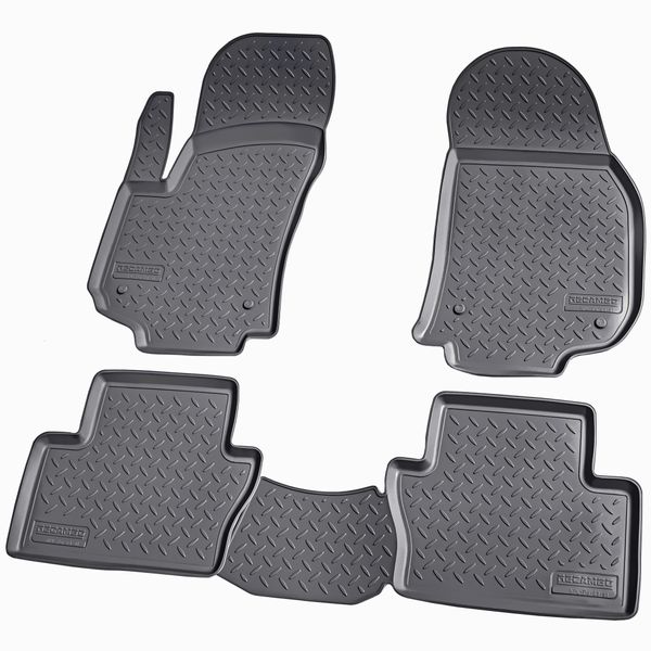 Tappetini In Gomma 3D Per Opel Zafira B | Bj 2005 - 2014 | Perfetta Vestibilità Con Bordo-image