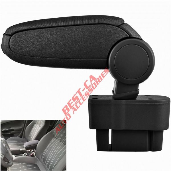 Bracciolo Centrale Bracciolo Clappable Tessile Nero Per Opel Corsa D 2006-2014-image