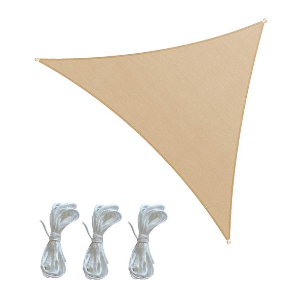 Tenda Rebecca Mobili Mopane 360X360X360 Poliestere Impermeabile Acciaio Beige Scuro-image