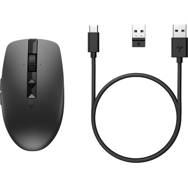 Hp 710 Rechargeable Silent Mouse Ambidestro Rf Senza Fili + Bluetooth 3000 Dpi-image