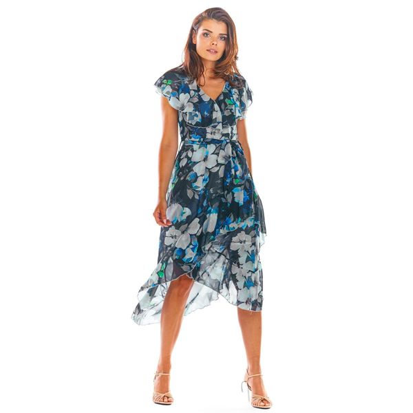 Infinite You Donna Floral Grisaramurs A308 Navy Xl-image