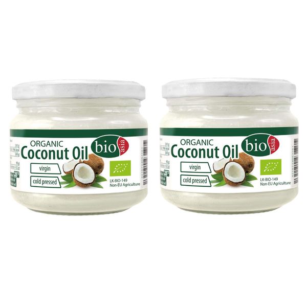Bioasia Olio Di Cocco Vergine Biologico Spremuto A Freddo Tenuta Biologica 250Ml Confezione Da 2-image