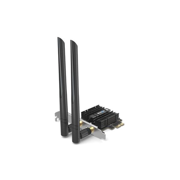 Brainzap Scheda Wlan Pcie 5400 Mbit/S Pci-Express Wifi 6 E 2,4/5/6 Ghz Tri-Band Intel AX210 Scheda Di Rete Pc 802.11Ax/Ac/A/B/G/N Bluetooth 5.2-image