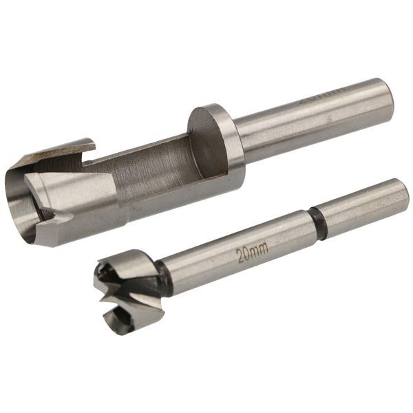 Kotarbau® Set Di Frese E Punte Per Legno Da 20 Mm Punta A Forzatura Punta A Tenone Punta A Spina Fresa Per Nodi Fresa Per Legno Fresa A Spina Per Legno Fresa Per Legno-image