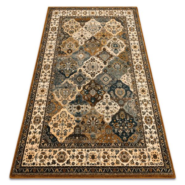 Tappeto Di Lana Polonia Samari Ornamento Jadeit Maro Marrone 235X350 Cm-image