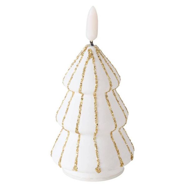 Toris Candela A Forma Di Albero Di Natale Con Fiamma Artificiale, 12 Cm-image