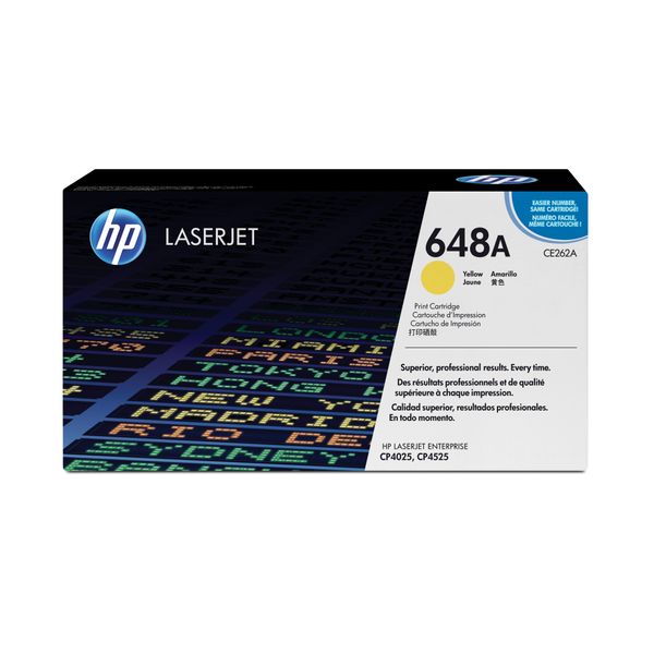 Hp Color Laserjet 648A - Unità Toner Originale - Giallo - 11000 Pagine-image