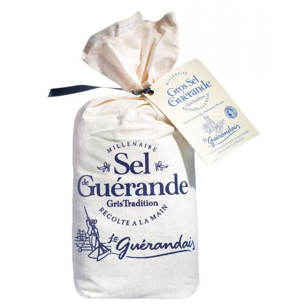 Sale Marino Grigio Grosso Gros Sel De Guerande In Sacchetto Di Lino 750G-image