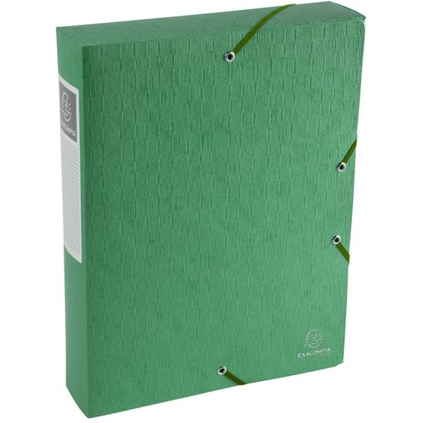 Scatola D'archivio Exacompta Dorso 60 Mm Con Etichetta In Cartone Manila Scotten Nature Future, Verde, Cartone, A4, 240 X 320 X 60 Mm-image