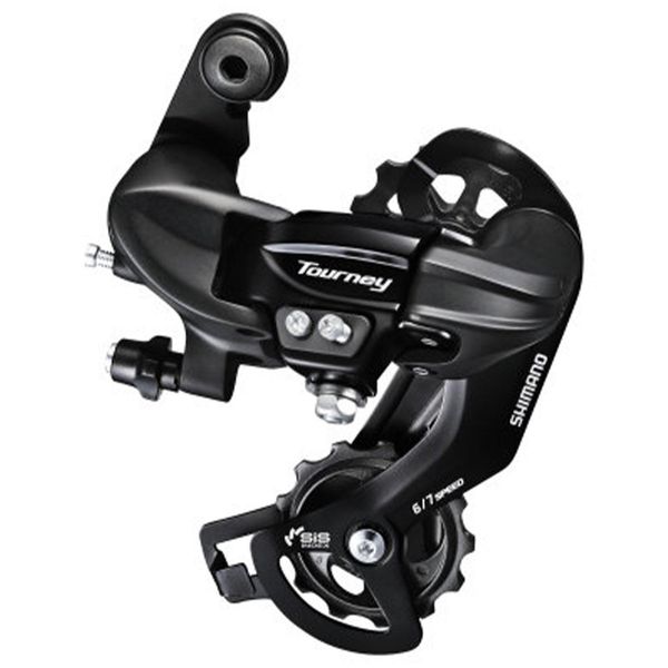 Shimano Tourney RD-TY300 Deragliatore Posteriore Bicicletta 6/7 Velocità Per Mountain Bike O Trekking Montaggio Diretto-image